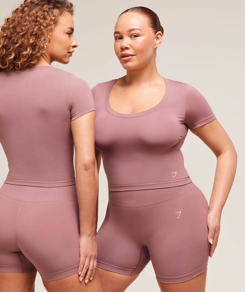 Soft Sculpt Midi T-Shirt Calm Pink