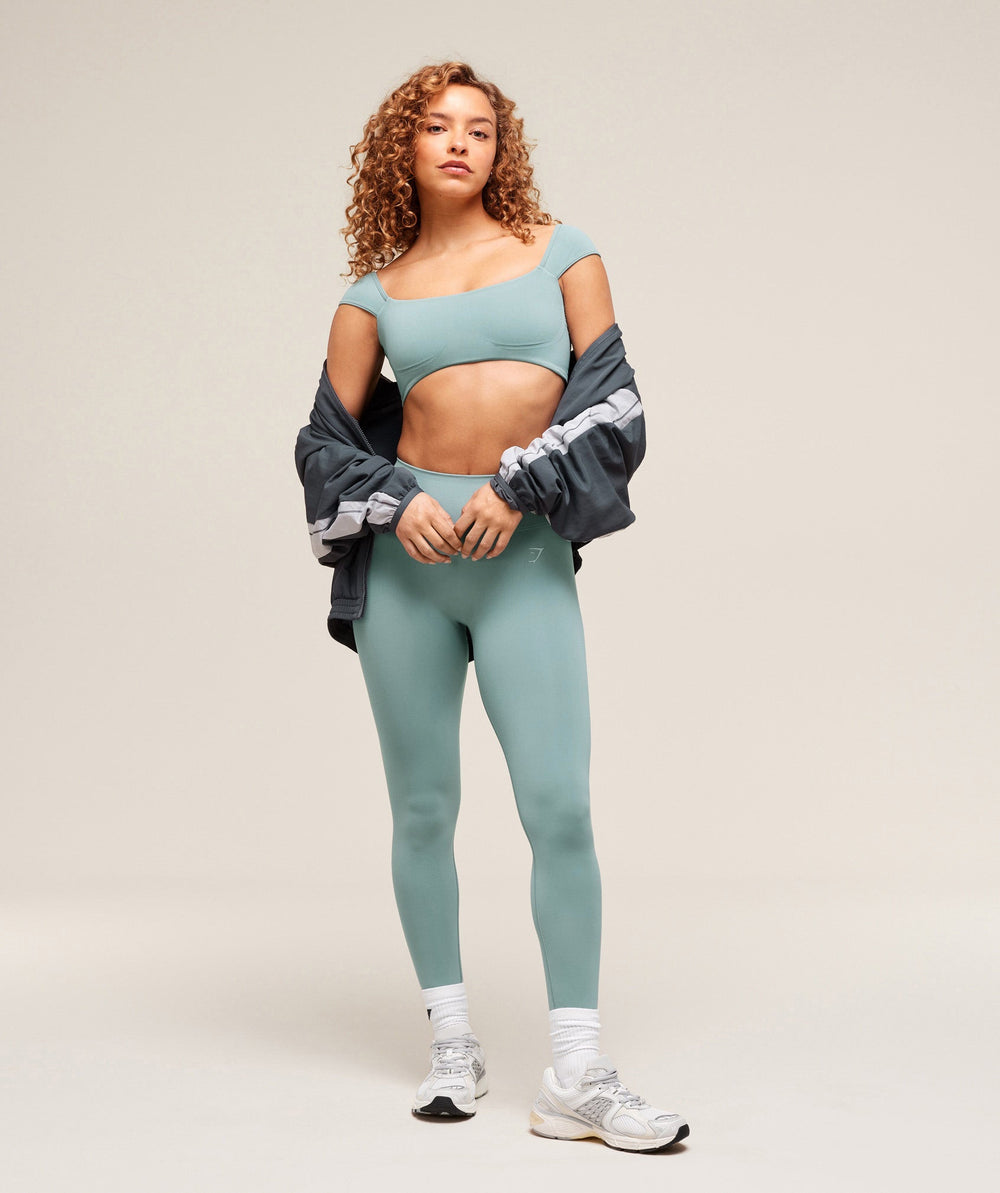 Soft Sculpt Cap Sleeve Bralette Rest Blue