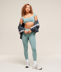 Soft Sculpt Cap Sleeve Bralette Rest Blue
