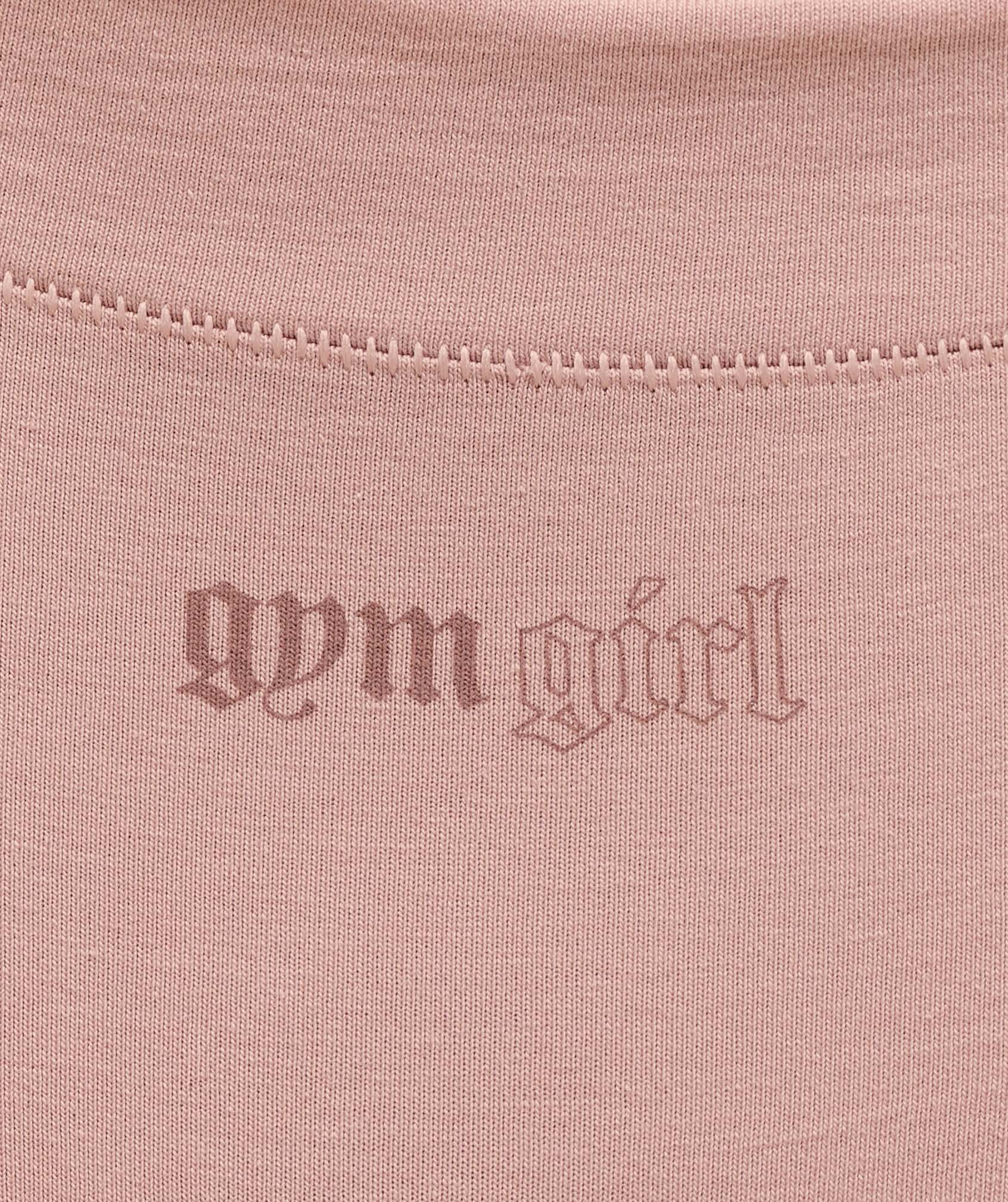 Cotton Graphic Thong Muted Pink