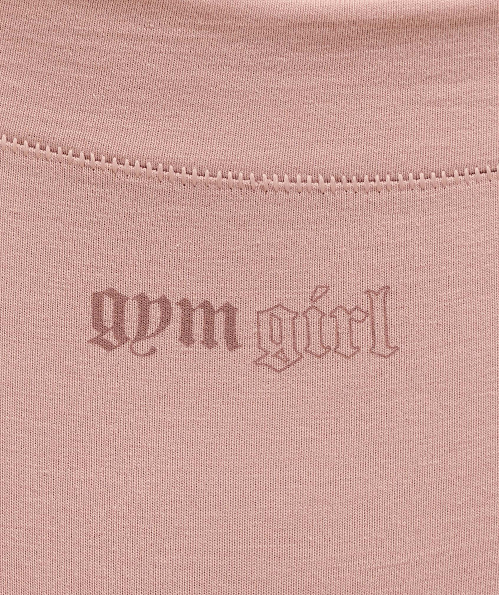 Cotton Graphic Thong Muted Pink