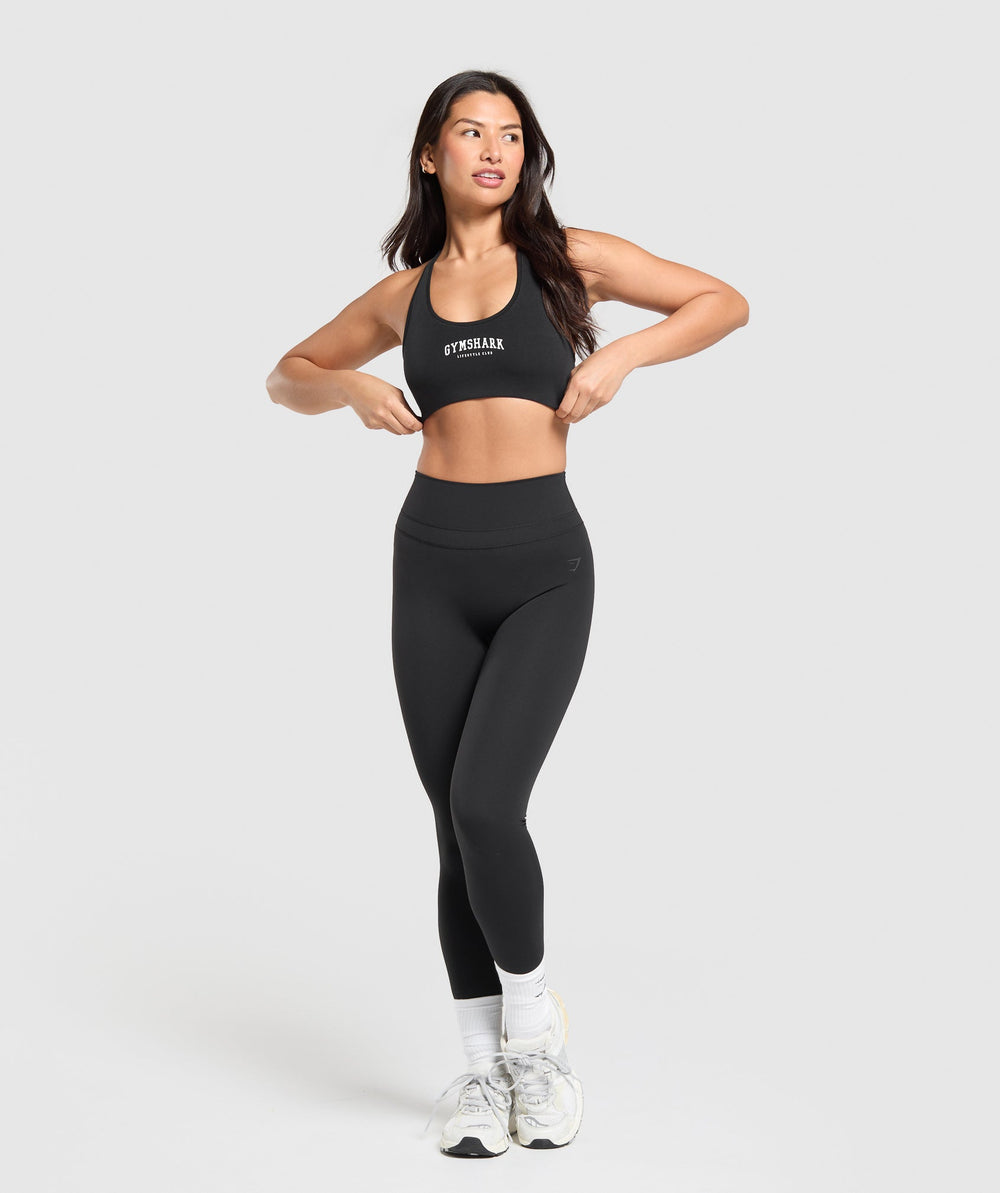 Lifestyle Club Cotton Bralette Black