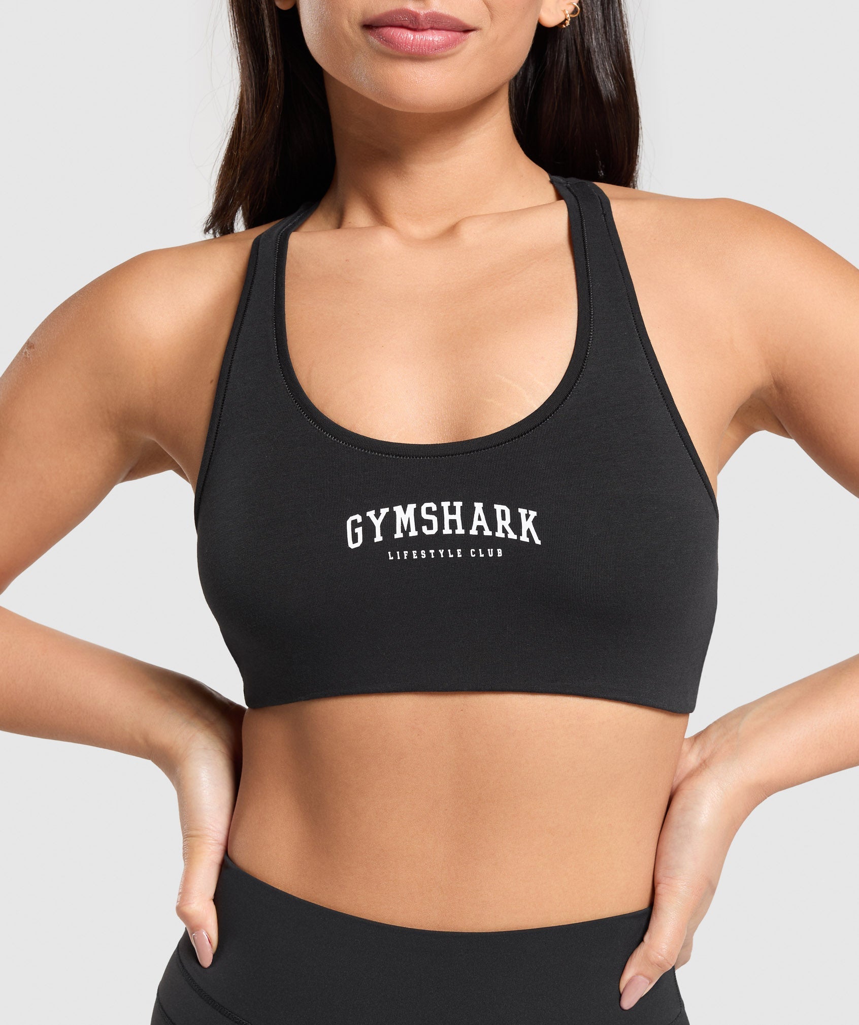 Lifestyle Club Cotton Bralette Black