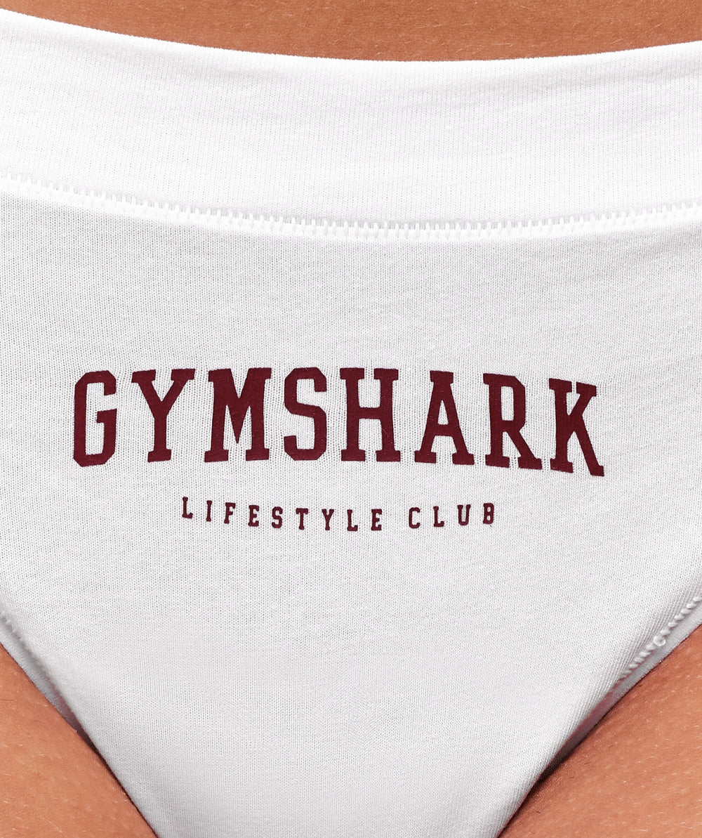 Lifestyle Club Cotton Thong White