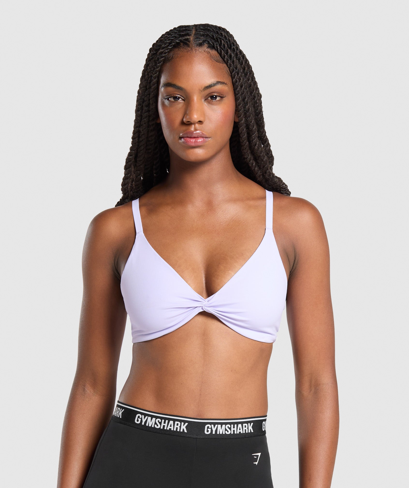 Twist Front Bralette Fresh Lilac