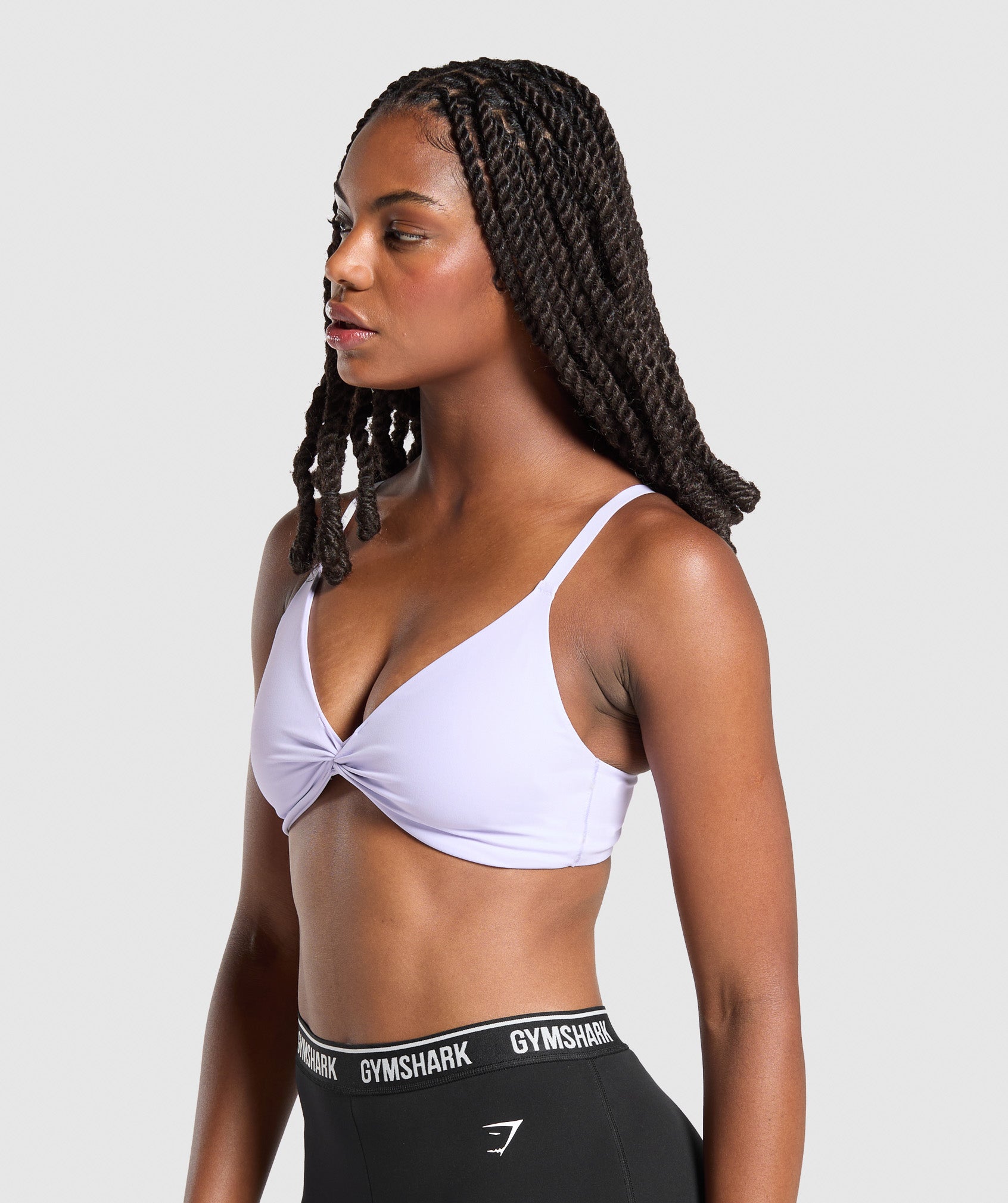 Twist Front Bralette Fresh Lilac