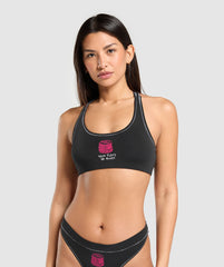 Your Plate or Mine Bralette Black
