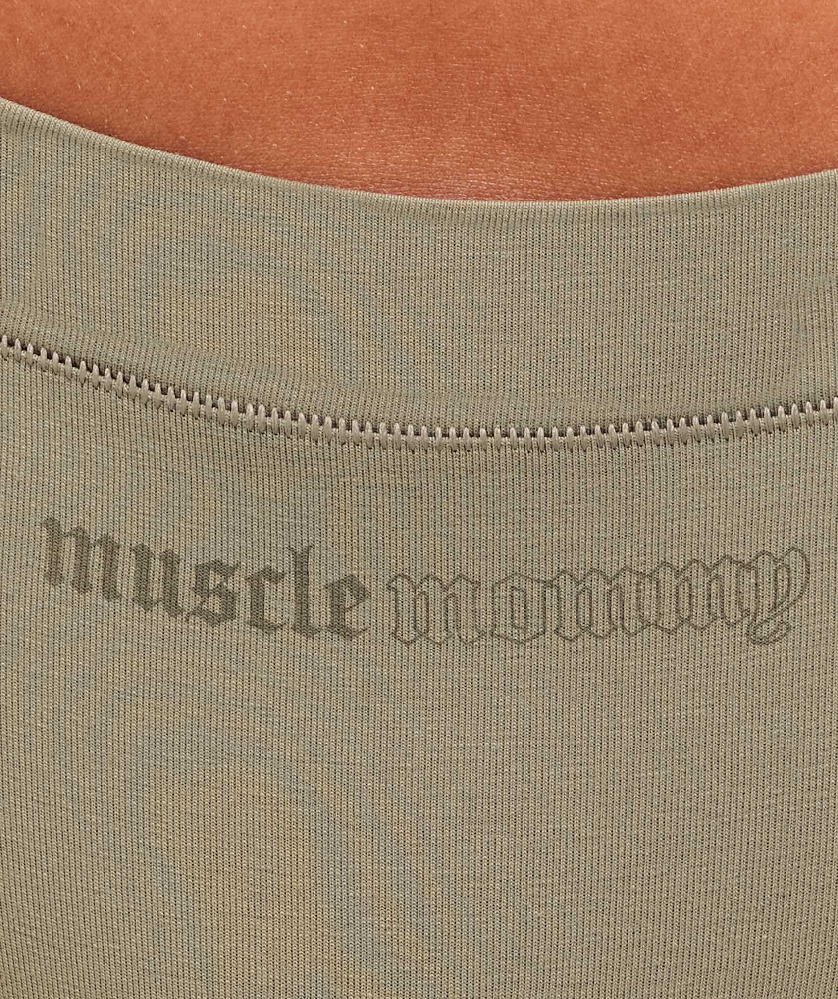 Cotton Graphic Thong Linen Brown