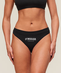 Lifestyle Club Cotton Thong Black
