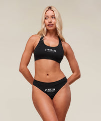Lifestyle Club Cotton Thong Black