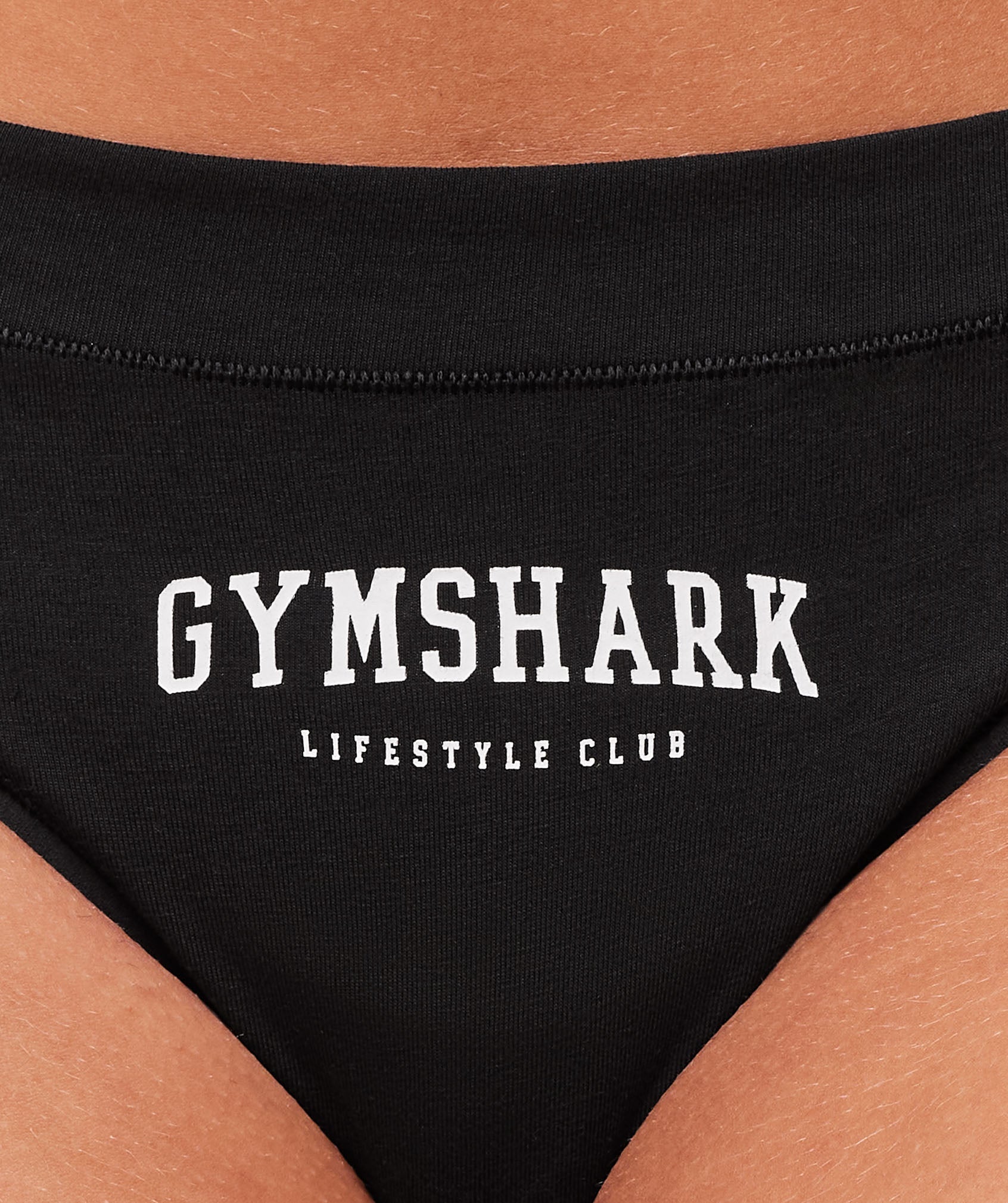 Lifestyle Club Cotton Thong Black