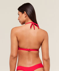 Minimal Bikini Top Carmine Red