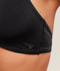 Twist Front Bikini Top Black