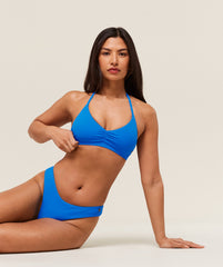 Minimal Bikini Top Barbell Blue