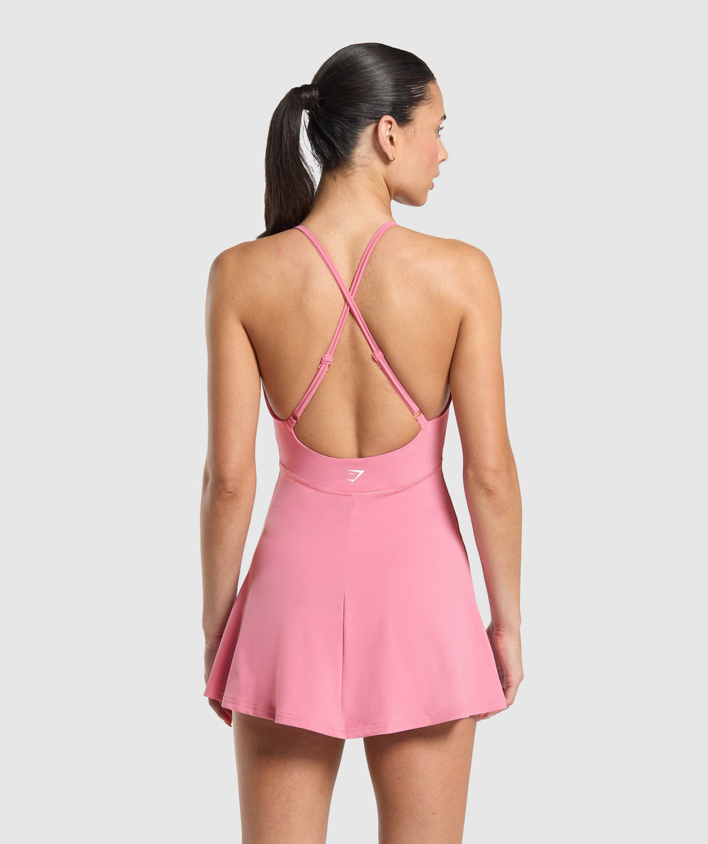 Strappy 2-in-1 Dress Sunset Pink