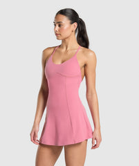 Strappy 2-in-1 Dress Sunset Pink