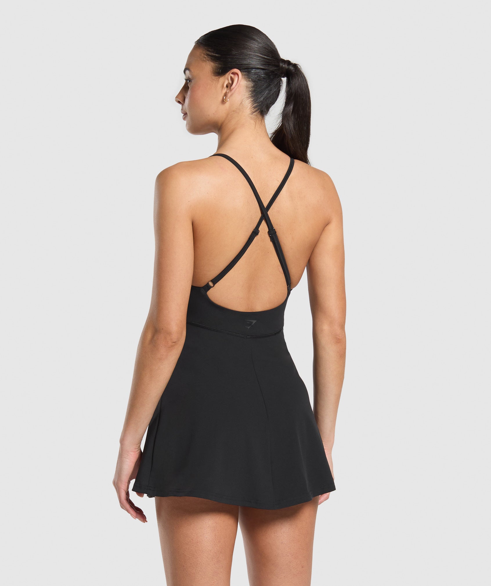 Strappy 2-in-1 Dress Black