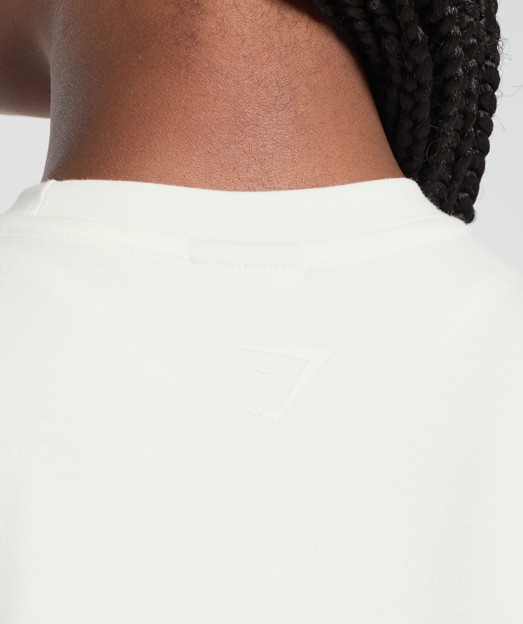 Oversized T-Shirt Dress Soft White