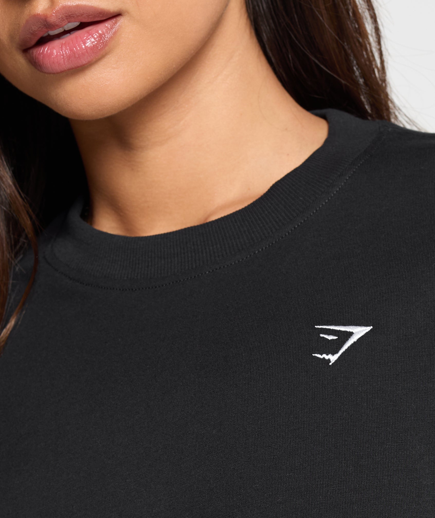 Lifting Longline T-Shirt Dress Black