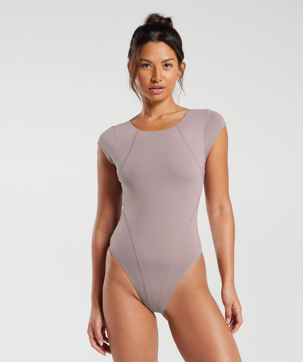 Elevate Bodysuit Washed Mauve