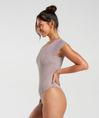 Elevate Bodysuit Washed Mauve