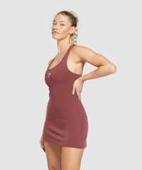 Sport Dress Burgundy Brown
