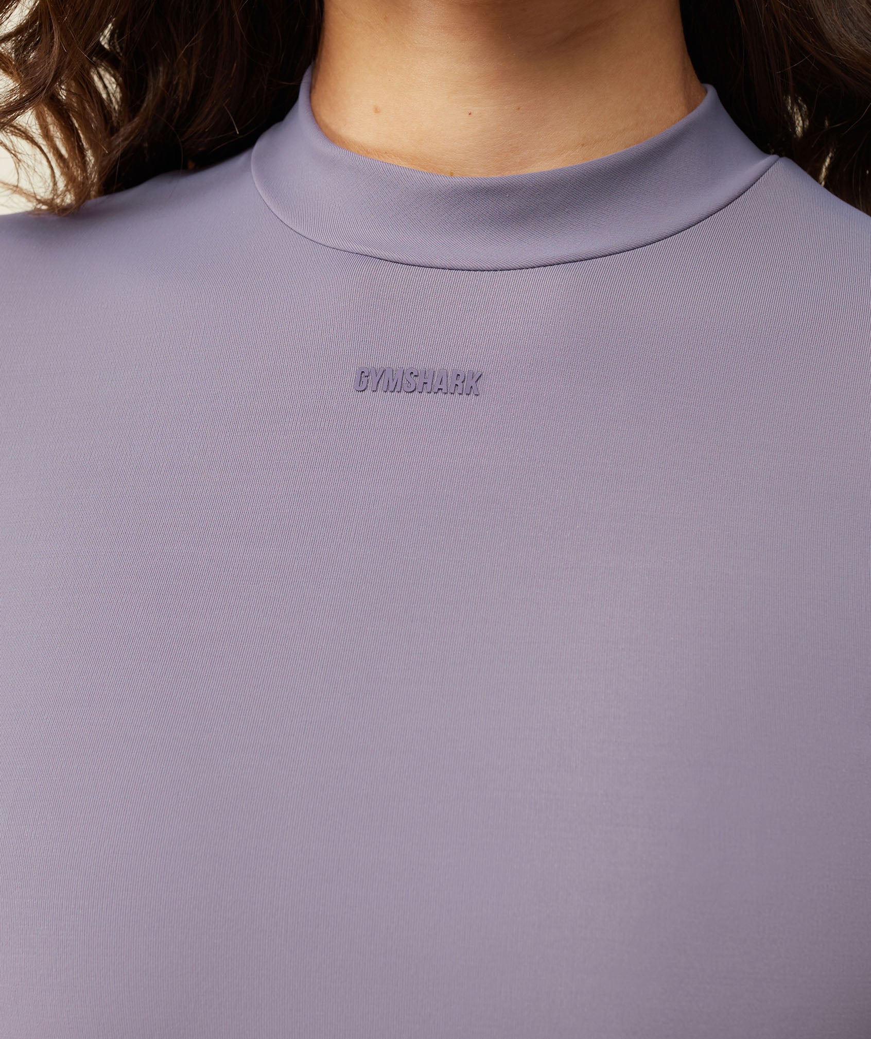 everywear Long Sleeve Active Bodysuit Fog Purple