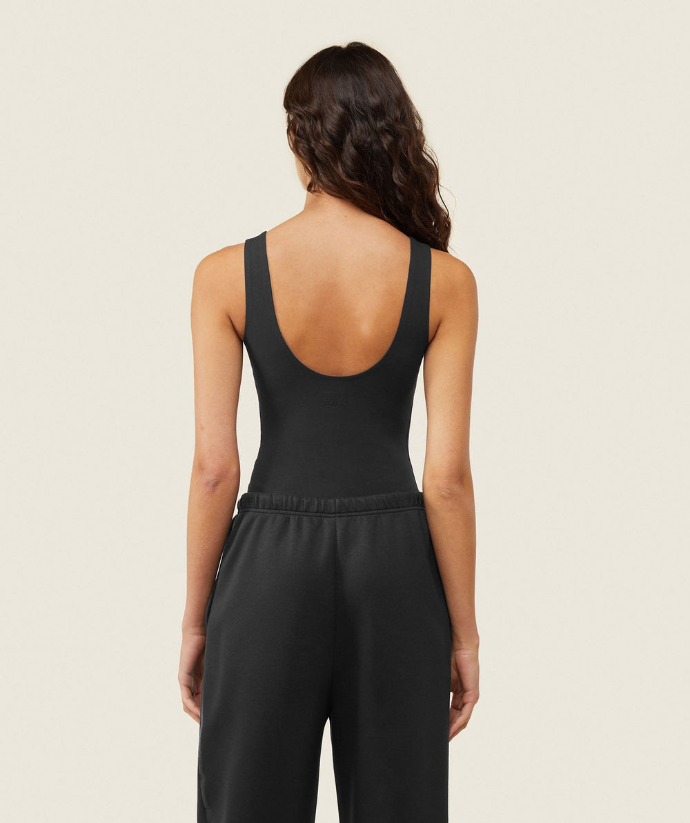 everywear Reversible Zip Leotard Black/Heavy Blue