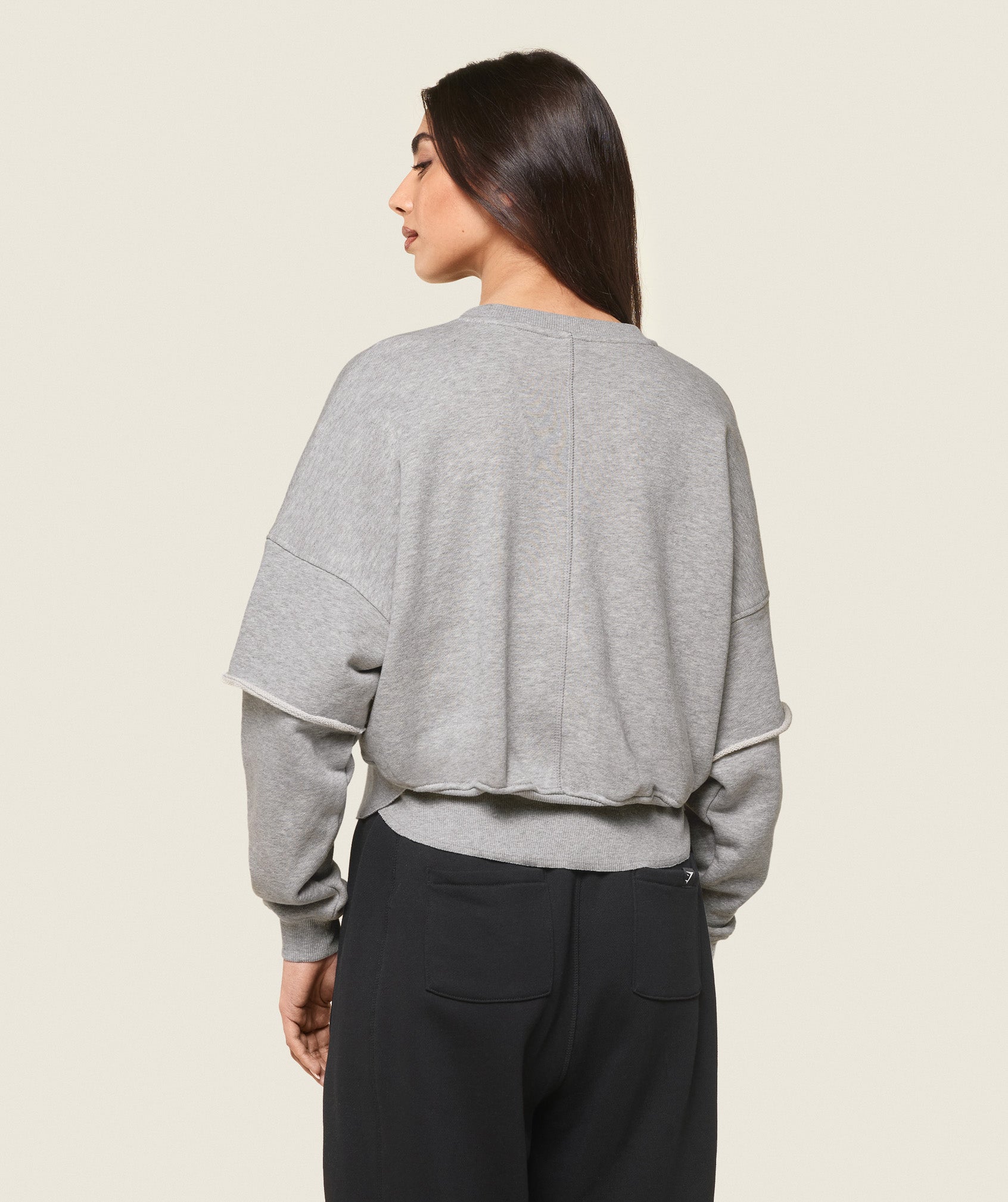 GS x Leana Deeb Sweat Light Grey Marl