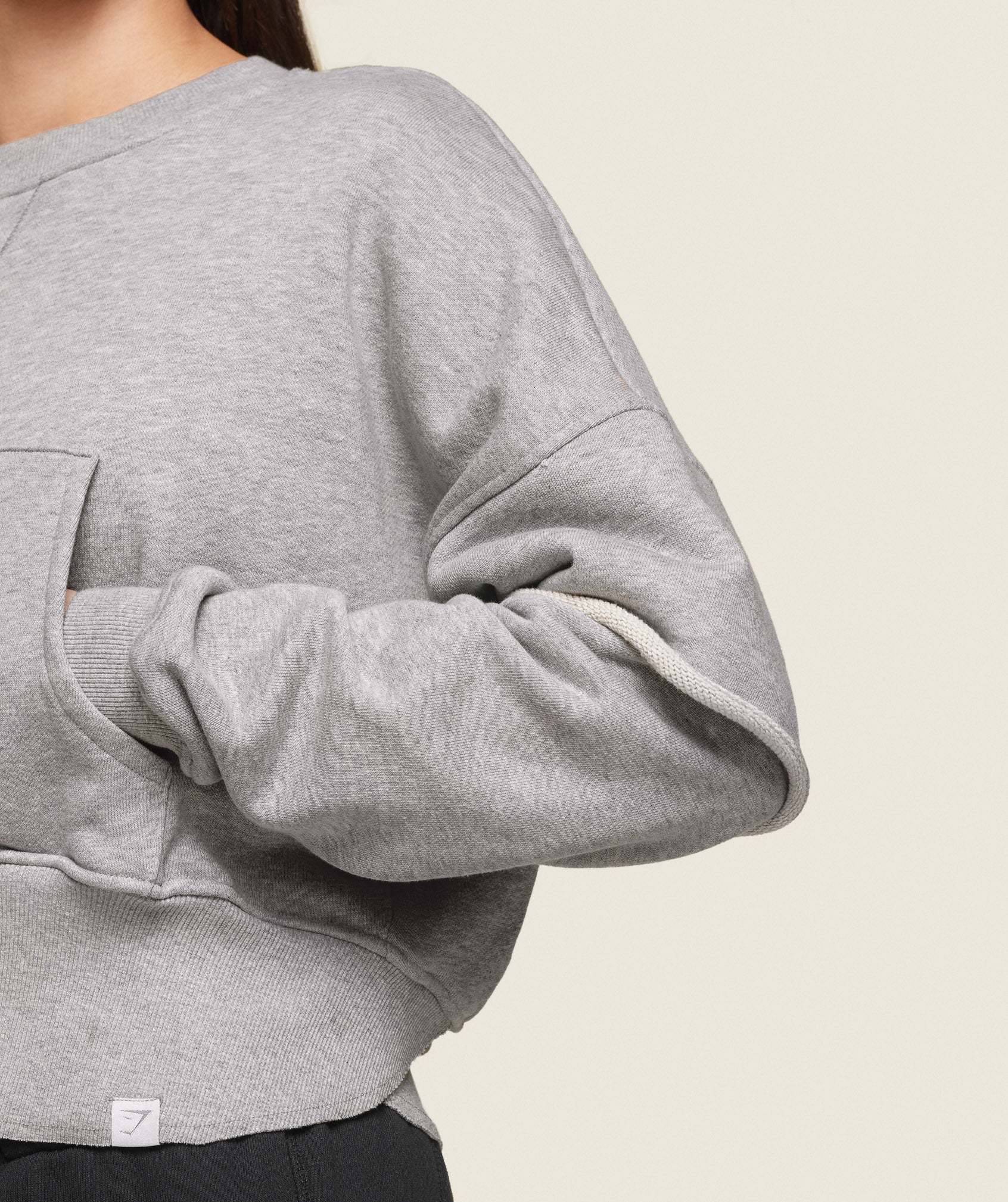 GS x Leana Deeb Sweat Light Grey Marl