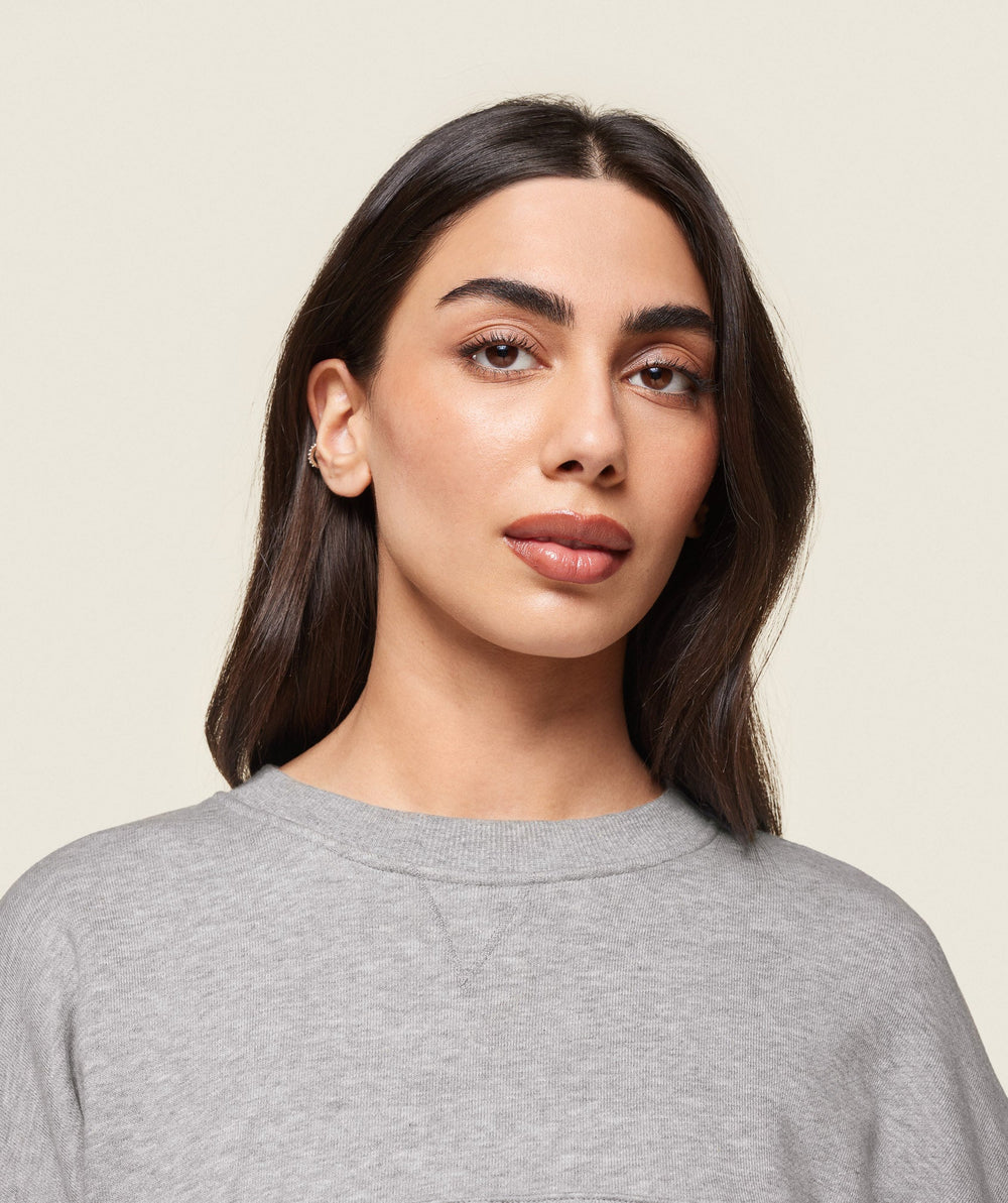 GS x Leana Deeb Sweat Light Grey Marl