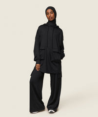 GS x Leana Deeb Oversized Hoodie Black