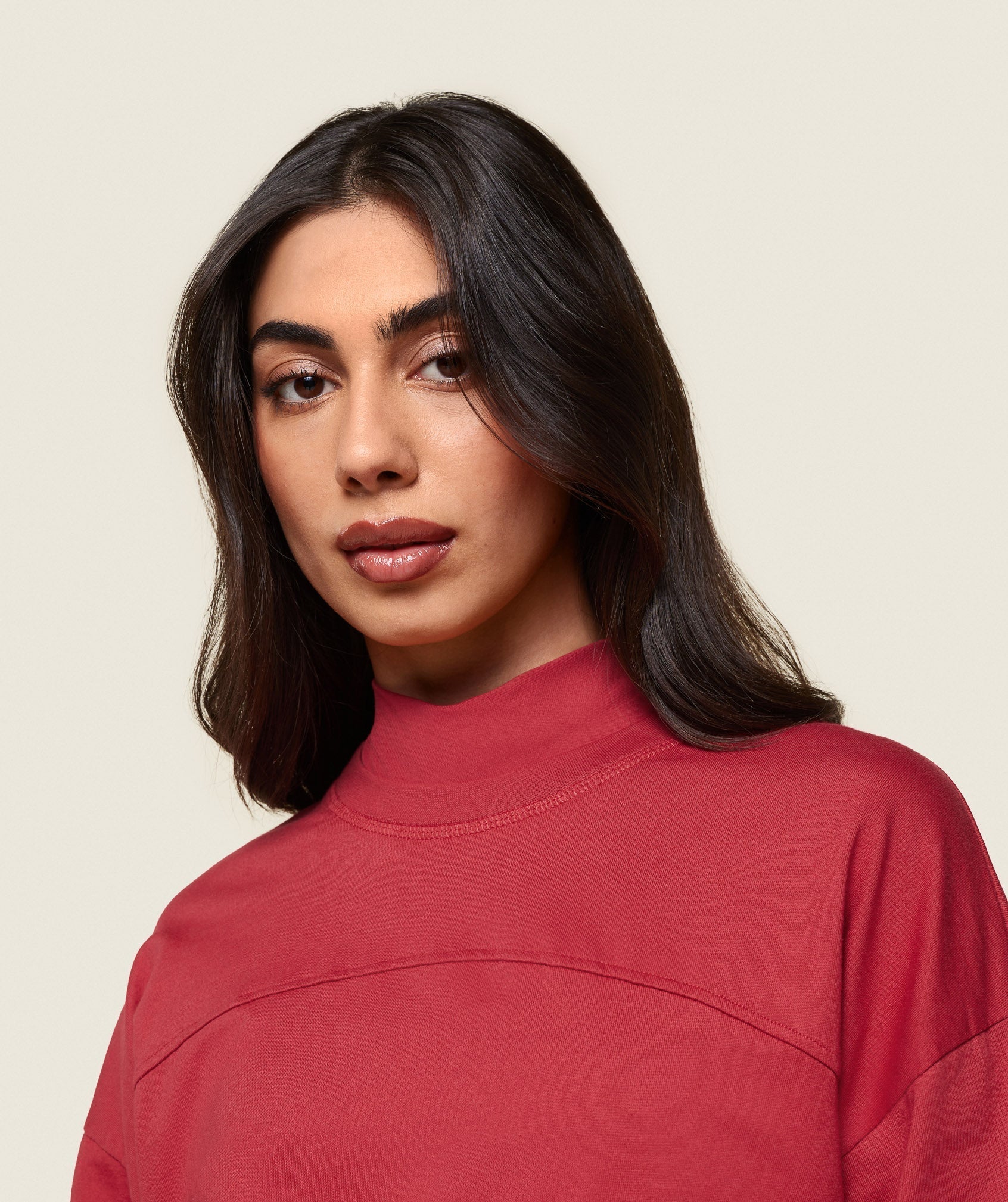 GS x Leana Deeb Oversized T-shirt Vivid Red