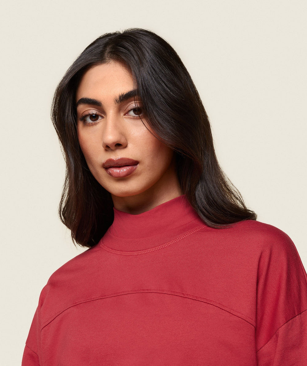 GS x Leana Deeb Oversized T-shirt Vivid Red