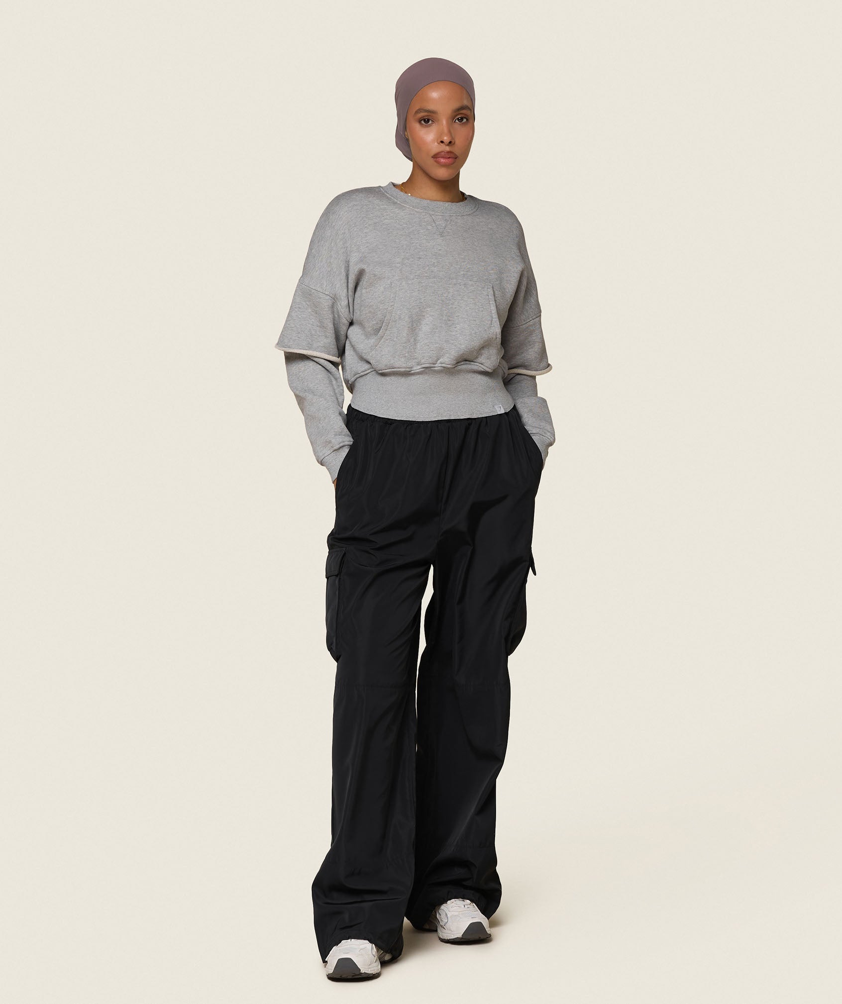 GS x Leana Deeb Woven Joggers Black