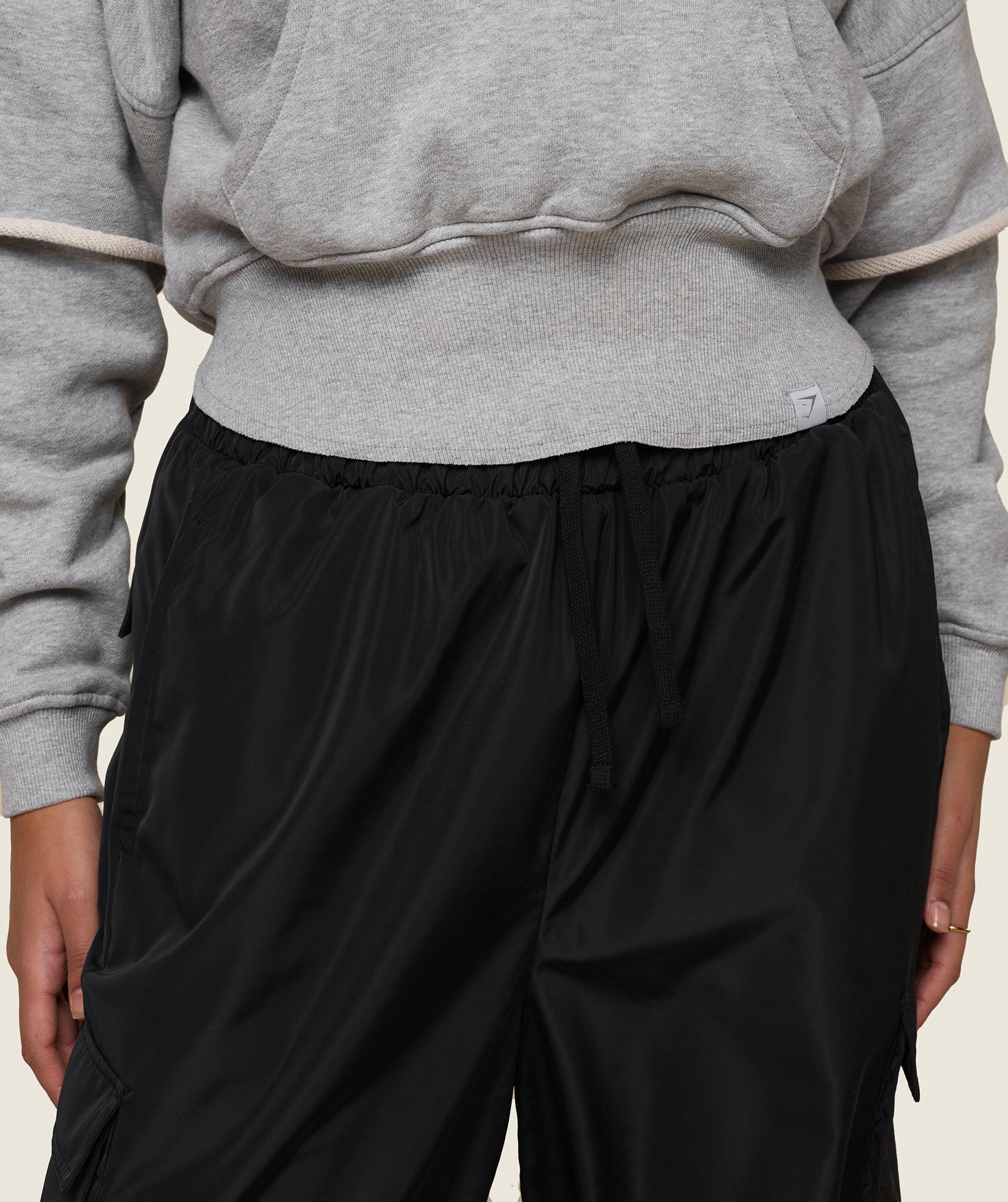 GS x Leana Deeb Woven Joggers Black