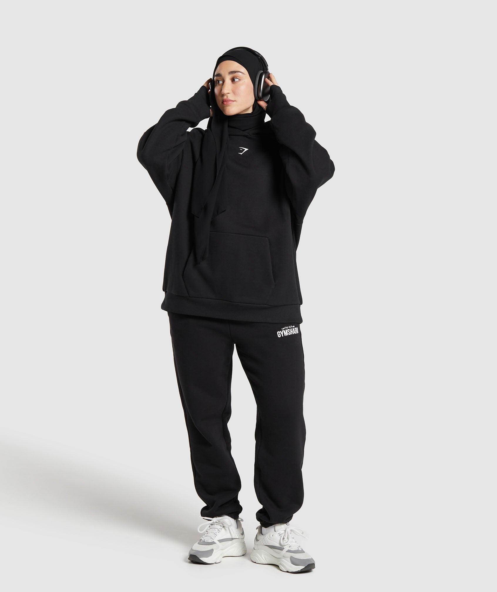 GS x Leana Deeb Oversized Joggers Black