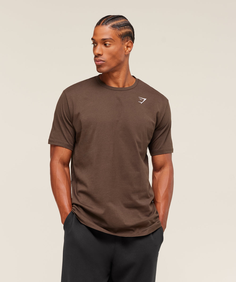 Crest T-Shirt Archive Brown