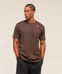 Crest T-Shirt Archive Brown