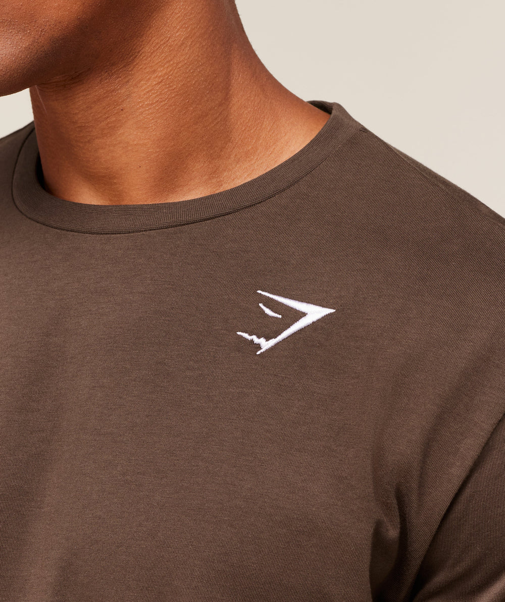 Crest T-Shirt Archive Brown