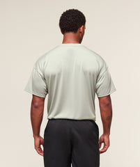 Oversized Performance T-Shirt Stone Grey