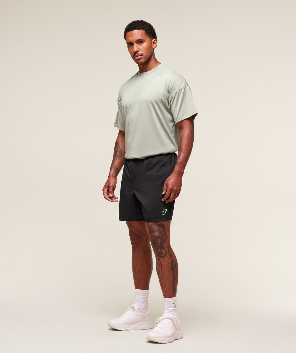 Oversized Performance T-Shirt Stone Grey