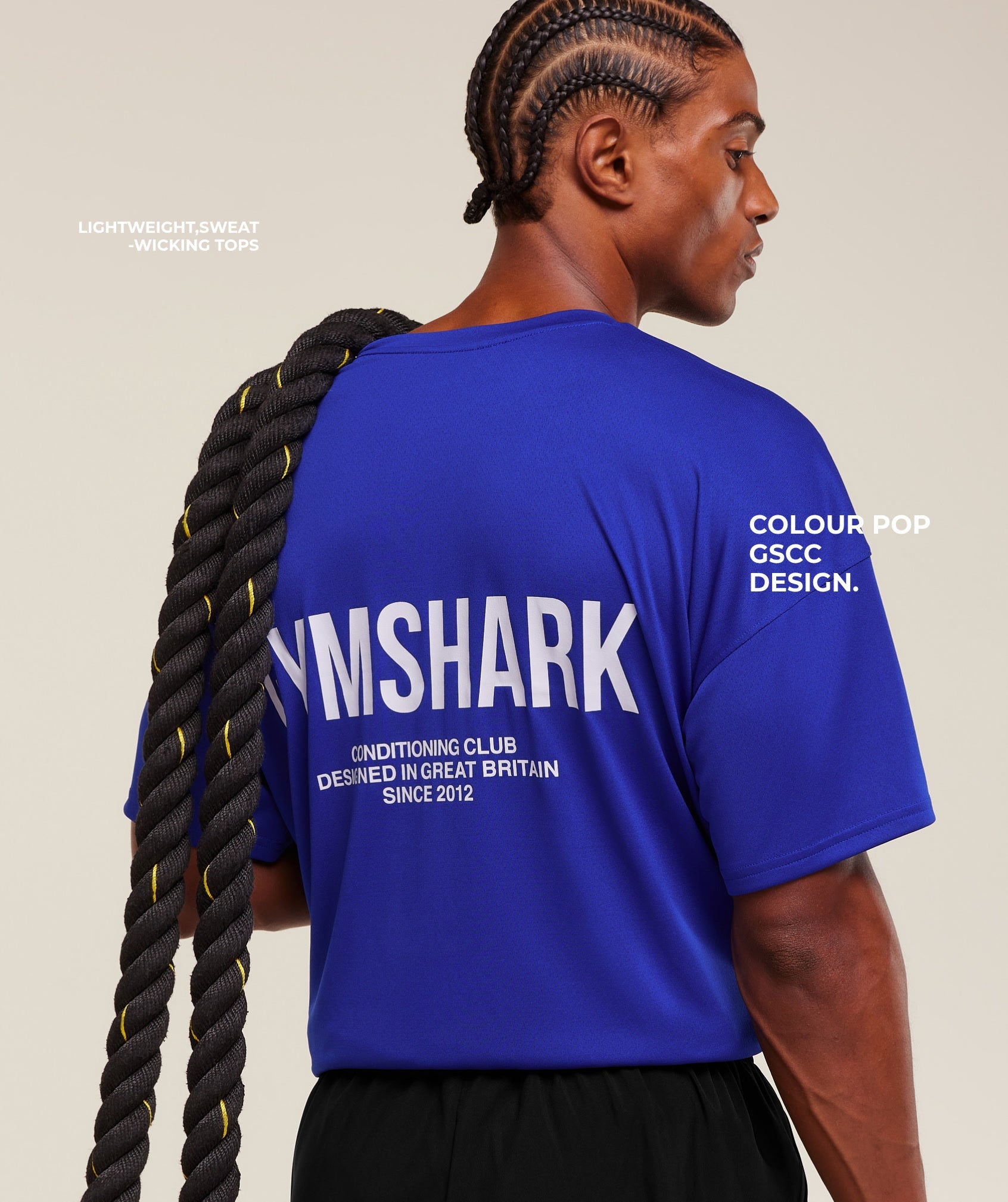 Conditioning Club Oversized T-Shirt Athletic Blue