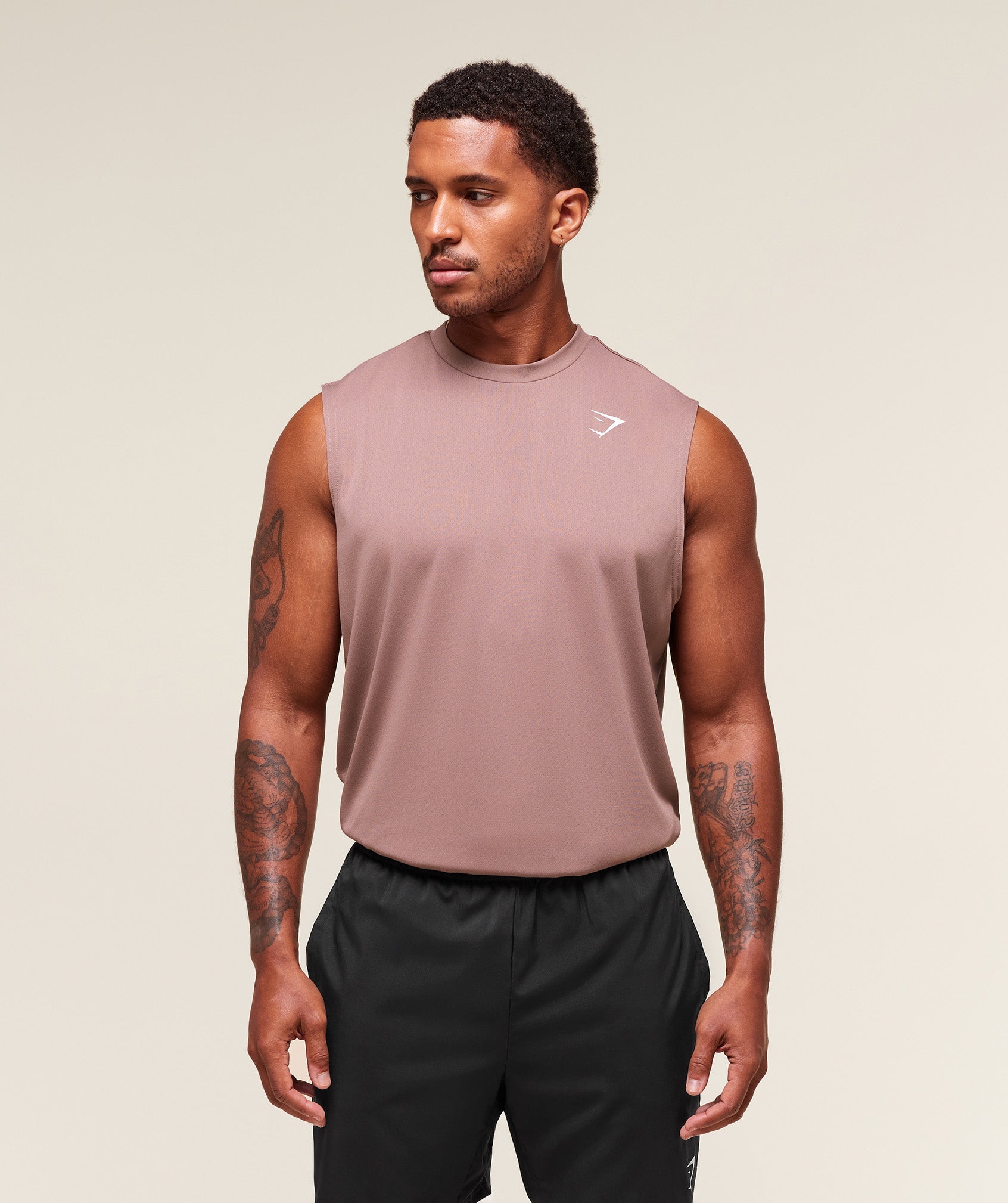Arrival Oversized Tank Chestnut Pink