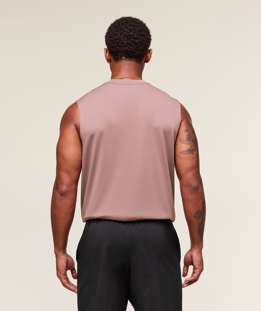 Arrival Oversized Tank Chestnut Pink