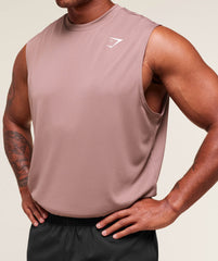 Arrival Oversized Tank Chestnut Pink