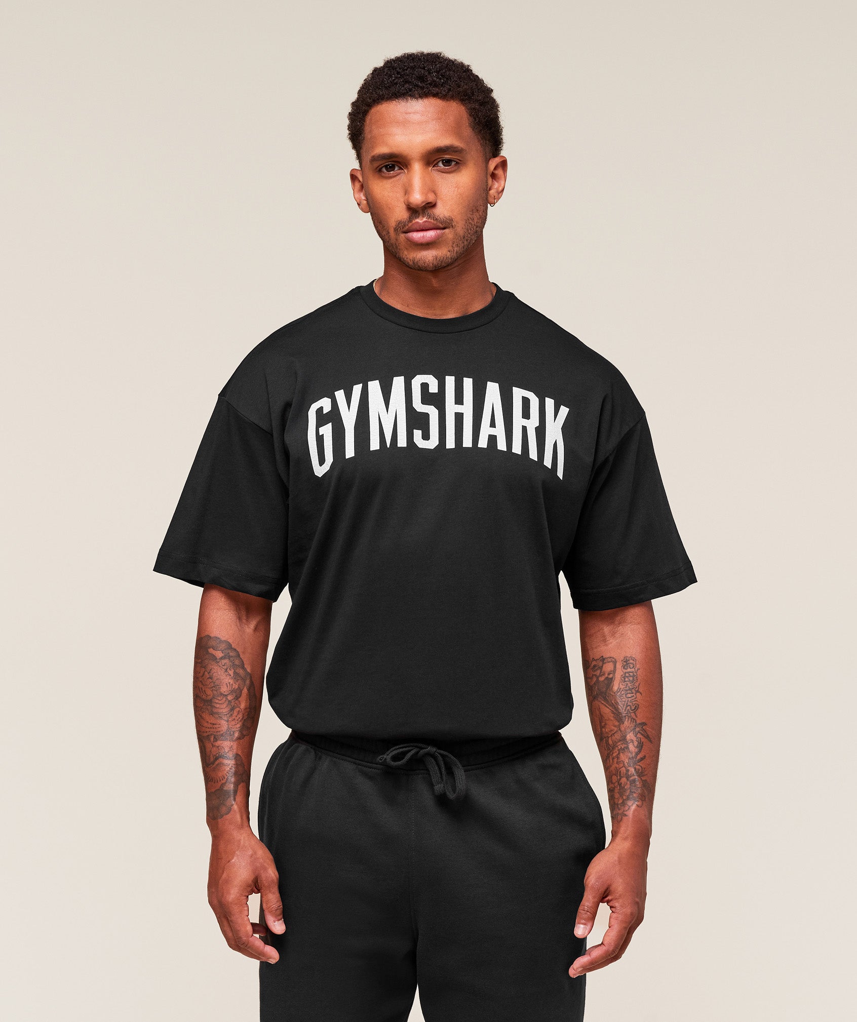 Worn Graphic T-Shirt Black