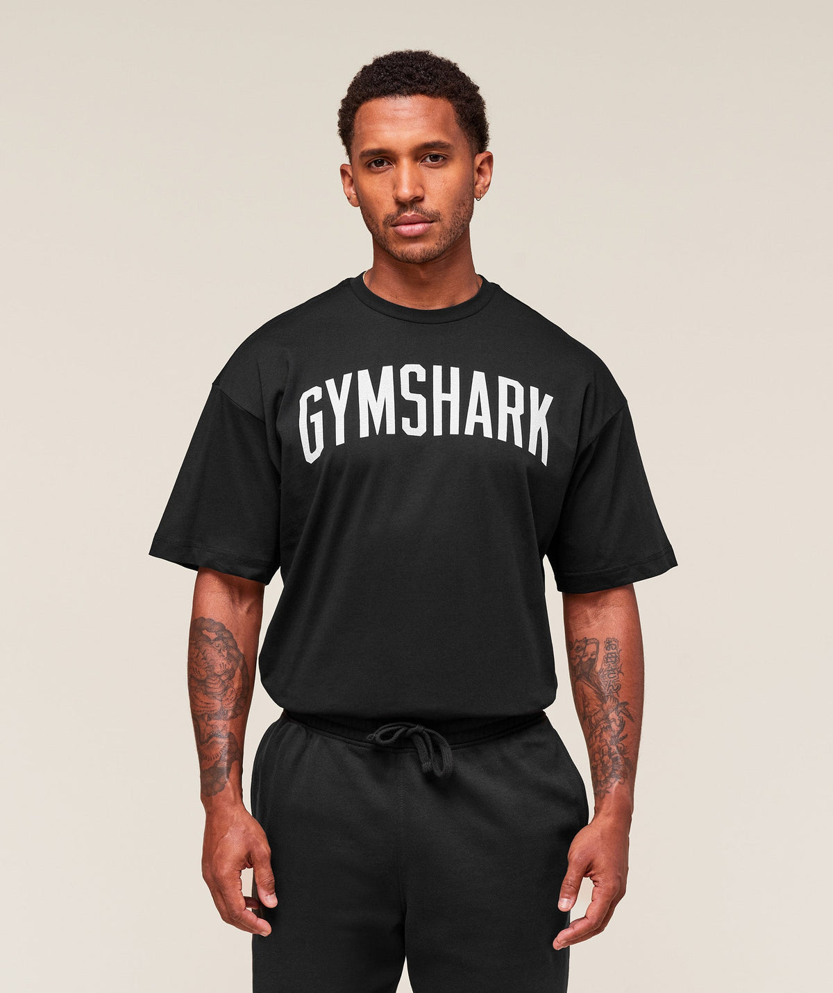 Worn Graphic T-Shirt Black