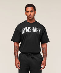 Worn Graphic T-Shirt Black
