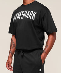 Worn Graphic T-Shirt Black